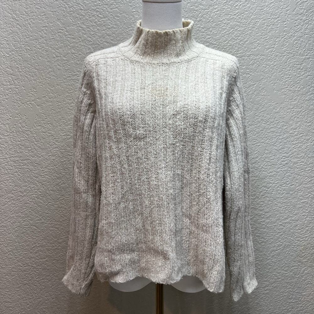 The Limited America Women’s Sweater Beige Taupe Turtleneck Size L